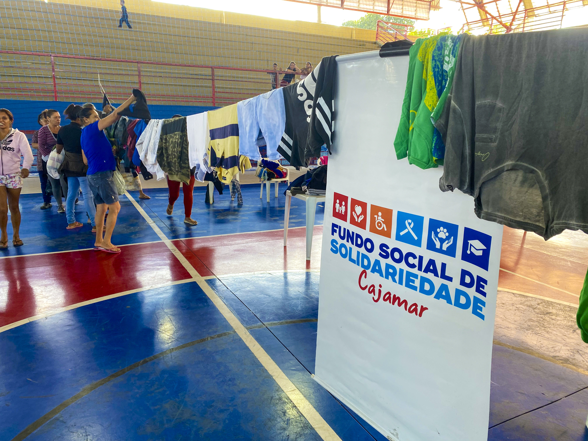 Varal solidário de Cajamar