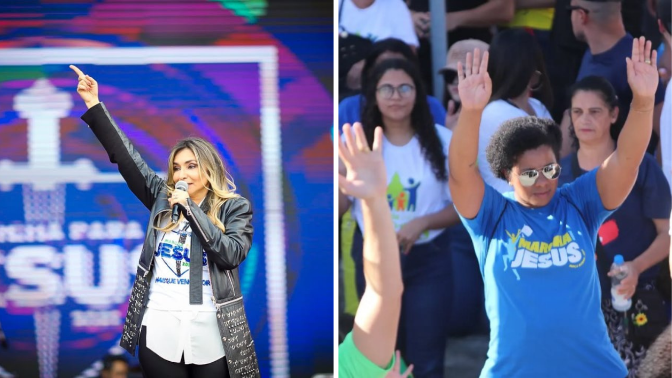 Soraya Moraies, atração da Marcha para Jesus de Caieiras