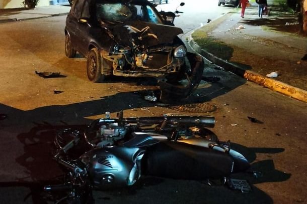 Mais um acidente envolvendo moto no Vilarejo preocupa moradores