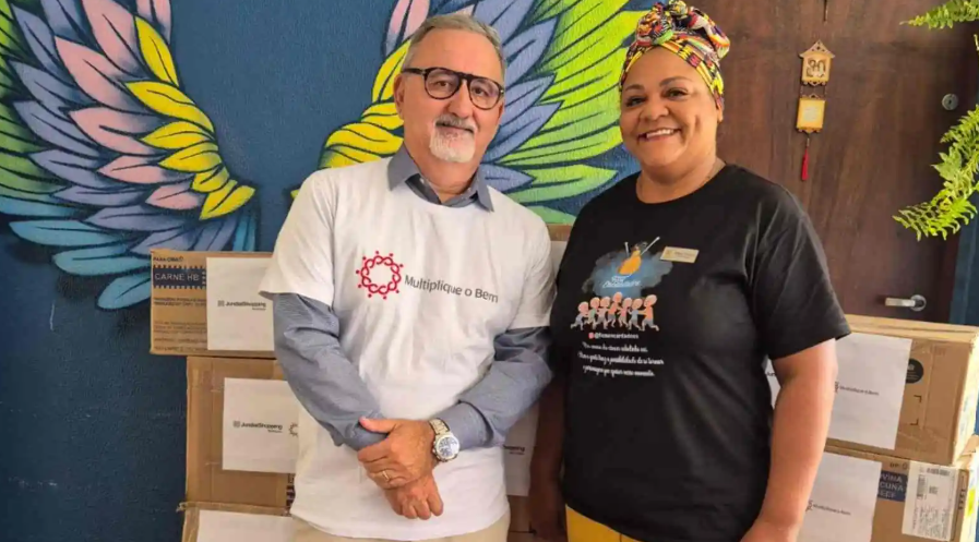 JundiaíShopping doa mais de 340 kg de alimentos e roupas à Associação Beneficente Fios Encantados