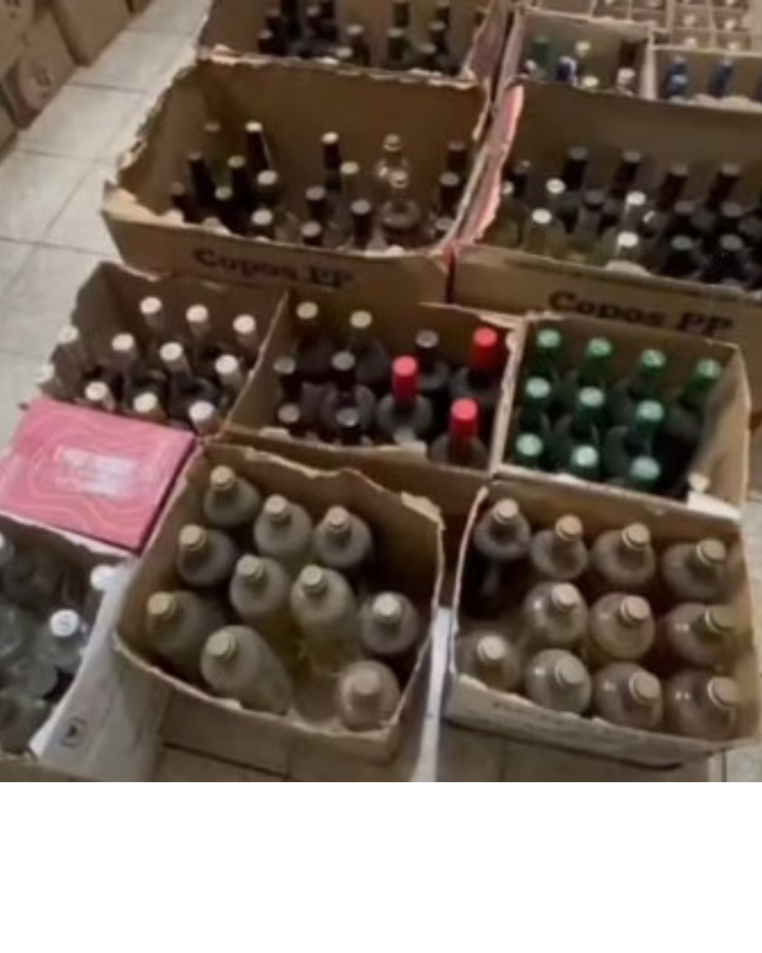 Em Itu, operação Baco apreende cerca de 100 garrafas de bebidas com suspeita de adulteração
