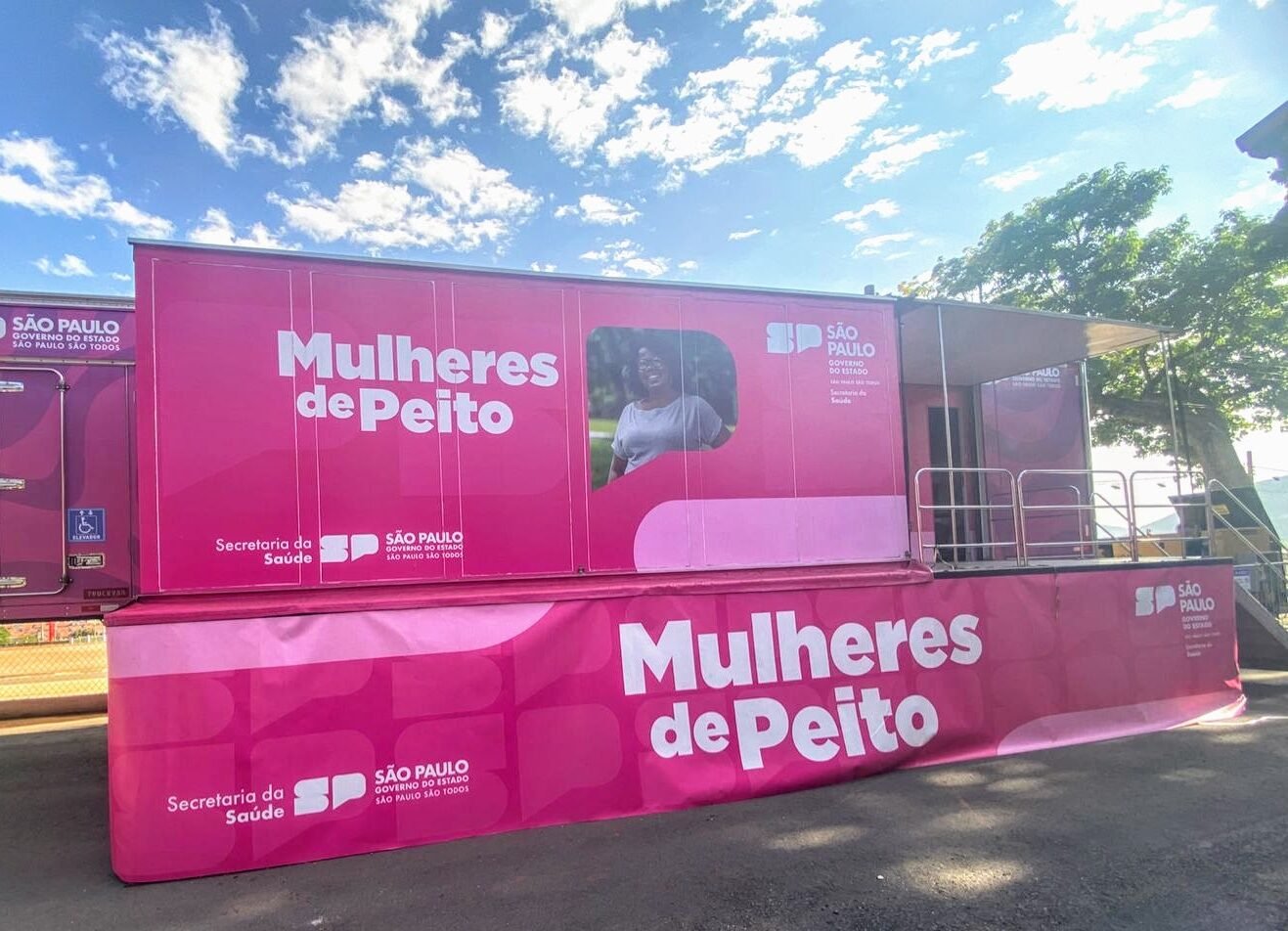 Bragança recebe carretas de mamografia e capacitação feminina pelo programa “SP Por Todas”