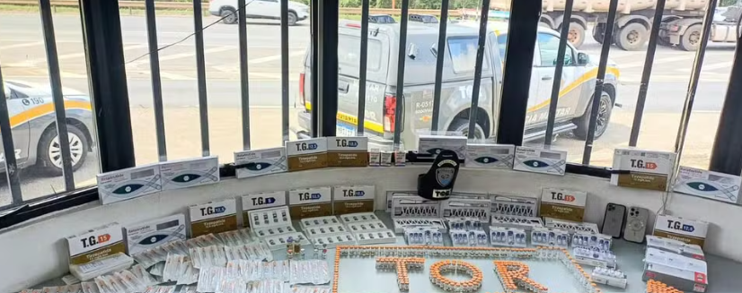 Dupla é presa em Itu com cerca de 500 ampolas de remédios para emagrecimento trazidos do Paraguai