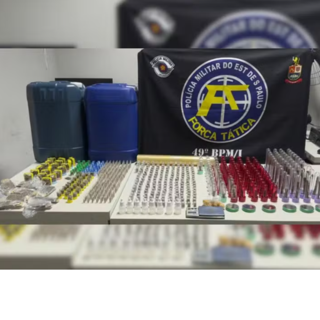 Polícia militar encontra casa bomba em Jundiaí e apreende 100 litros de lança-perfume